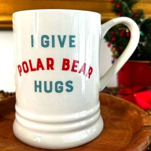 Indigo Polar Bear Hugs Mug